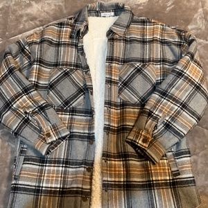 Birch Sherpa lined flannel